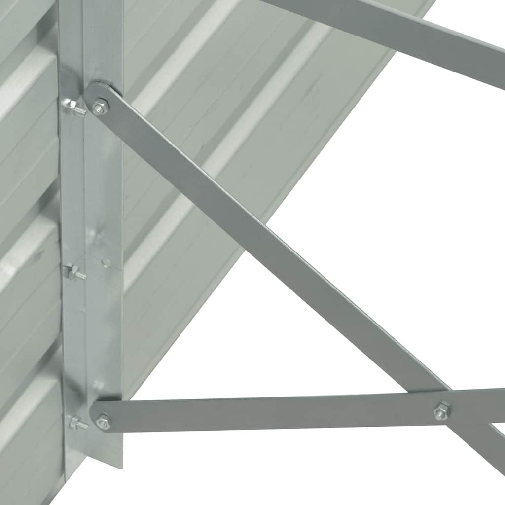 Arriate De Jardín De Acero Galvanizado Antracita 320x40x45 Cm_5