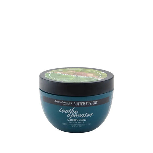 Mascarilla Soothe Operator – Macadamia Y Menta Para El Cuero Cabelludo Seco Aunt Jackie's Butter Fusions 240g_0