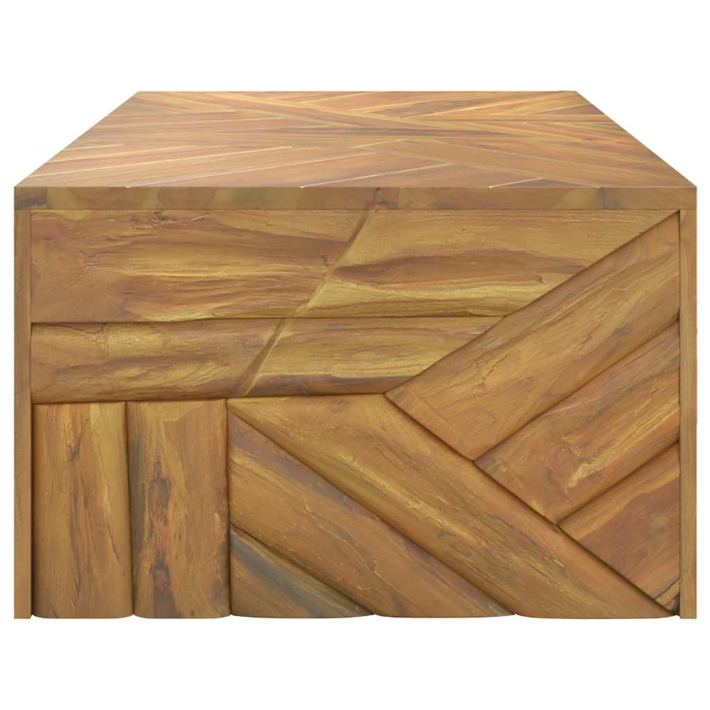 Mesa De Centro Madera Maciza De Teca 110x60x38 Cm_3