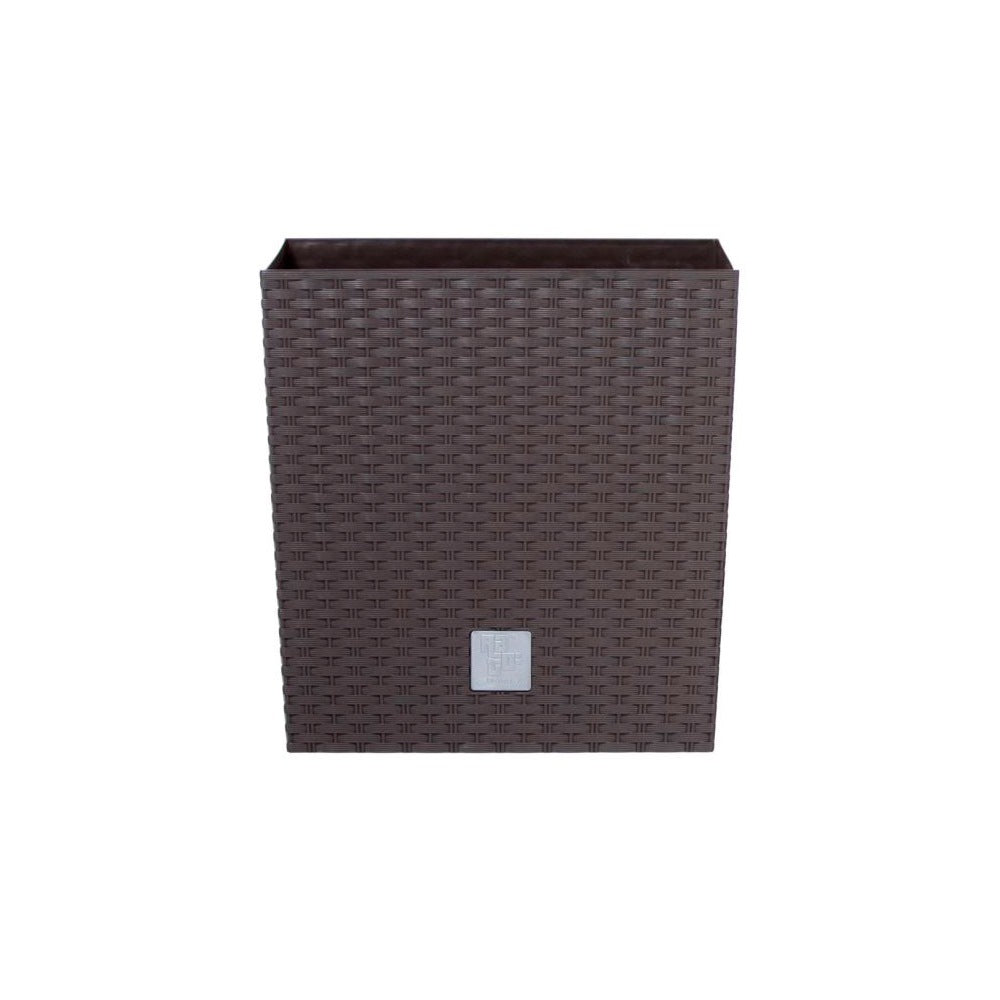 Maceta Rato 32 Litros Con Cubilete Para Plantar En Color Chocolate 33 X 33 X 33 Cm._0