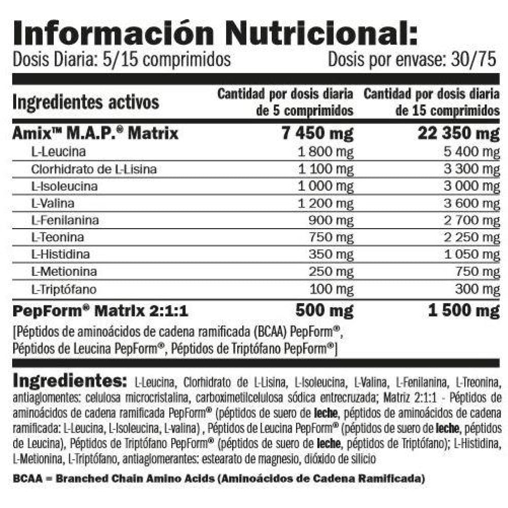 Map Muscle Amino Power 375 Tab