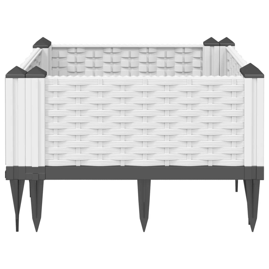 Jardinera Con Clavijas Pp Blanco 42,5x42,5x28,5 Cm_3