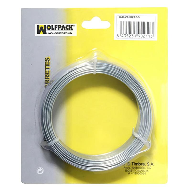 Alambre Galvanizado 1,50mm / 10 (rollo 50 Metros)