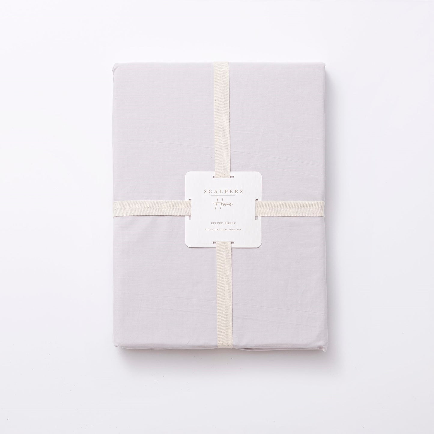 Sábana Bajera 90x200+30cm 100% Algodón Gris Claro Scalpers Home_5