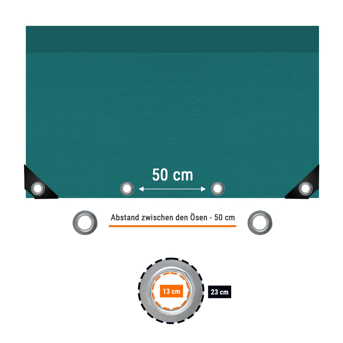 Lona Impermeable Pvc 650 G/m², Lona Para Cubrir, Verde, Resistente, 1,5 X 10m (15m²)_4