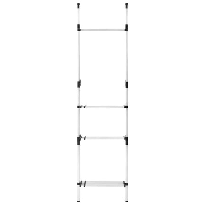 Sistema De Armario Telescópico Con Barras Y Estante Aluminio_5