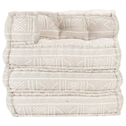 Vidaxl Puf Modular De Tela Beige_1