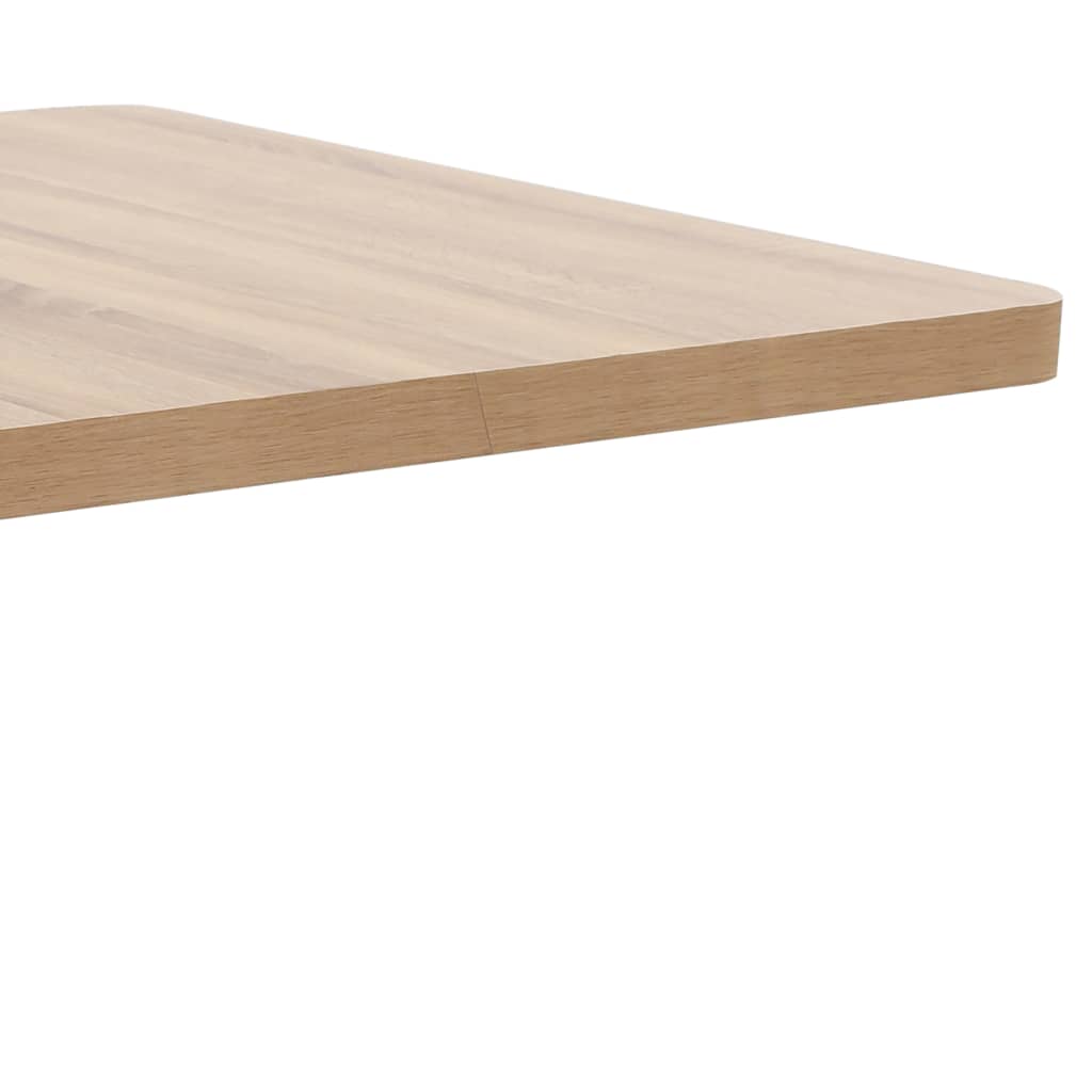 Mesa De Bistró Mdf Marrón Claro 80x80 Cm_2