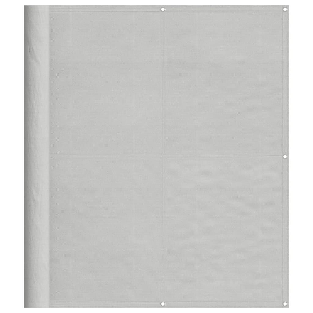 Vidaxl Pantalla De Balcón 100% Poliéster Oxford Gris Claro 120x300 Cm_0