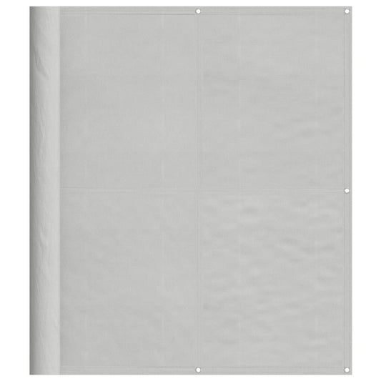 Vidaxl Pantalla De Balcón 100% Poliéster Oxford Gris Claro 120x300 Cm_0
