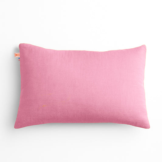 Cojín Rectangular De Algodón Orgánico Rosa_0