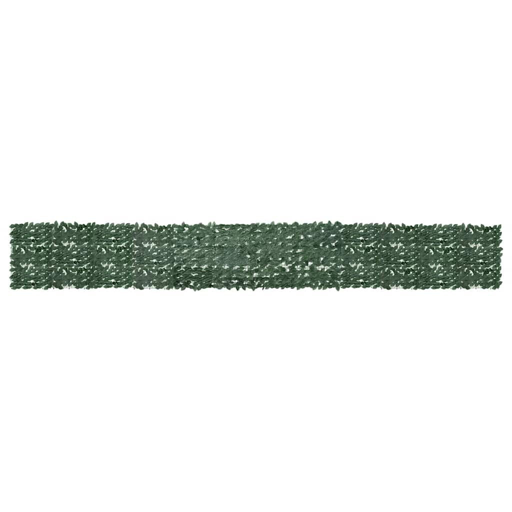 Vidaxl Toldo Para Balcón Con Hojas Verde Oscuro 600x75 Cm_0