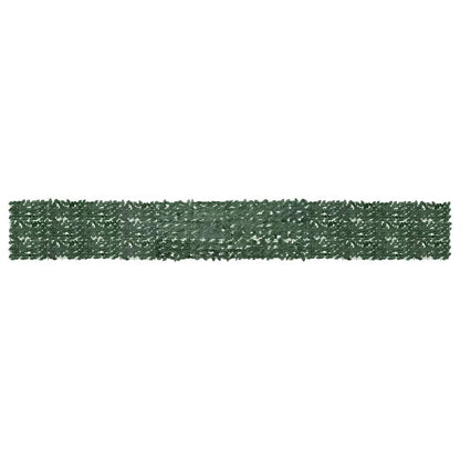 Vidaxl Toldo Para Balcón Con Hojas Verde Oscuro 600x75 Cm_0