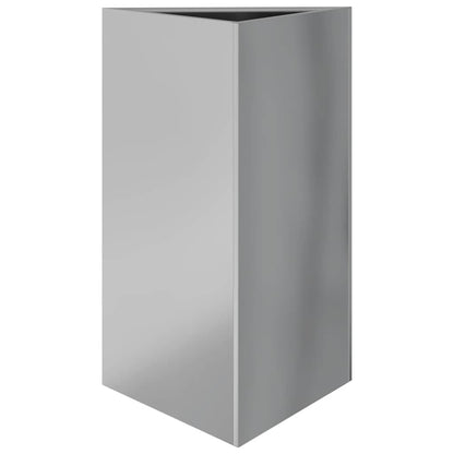 Jardineras Triangulares 2 Uds Acero Galvanizado 50x43x75 Cm_4