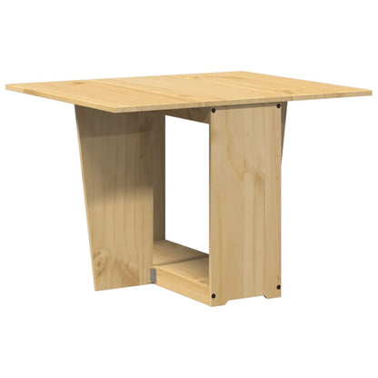 Mesa De Comedor Plegable Mariposa Corona Madera Pino Marrón_4