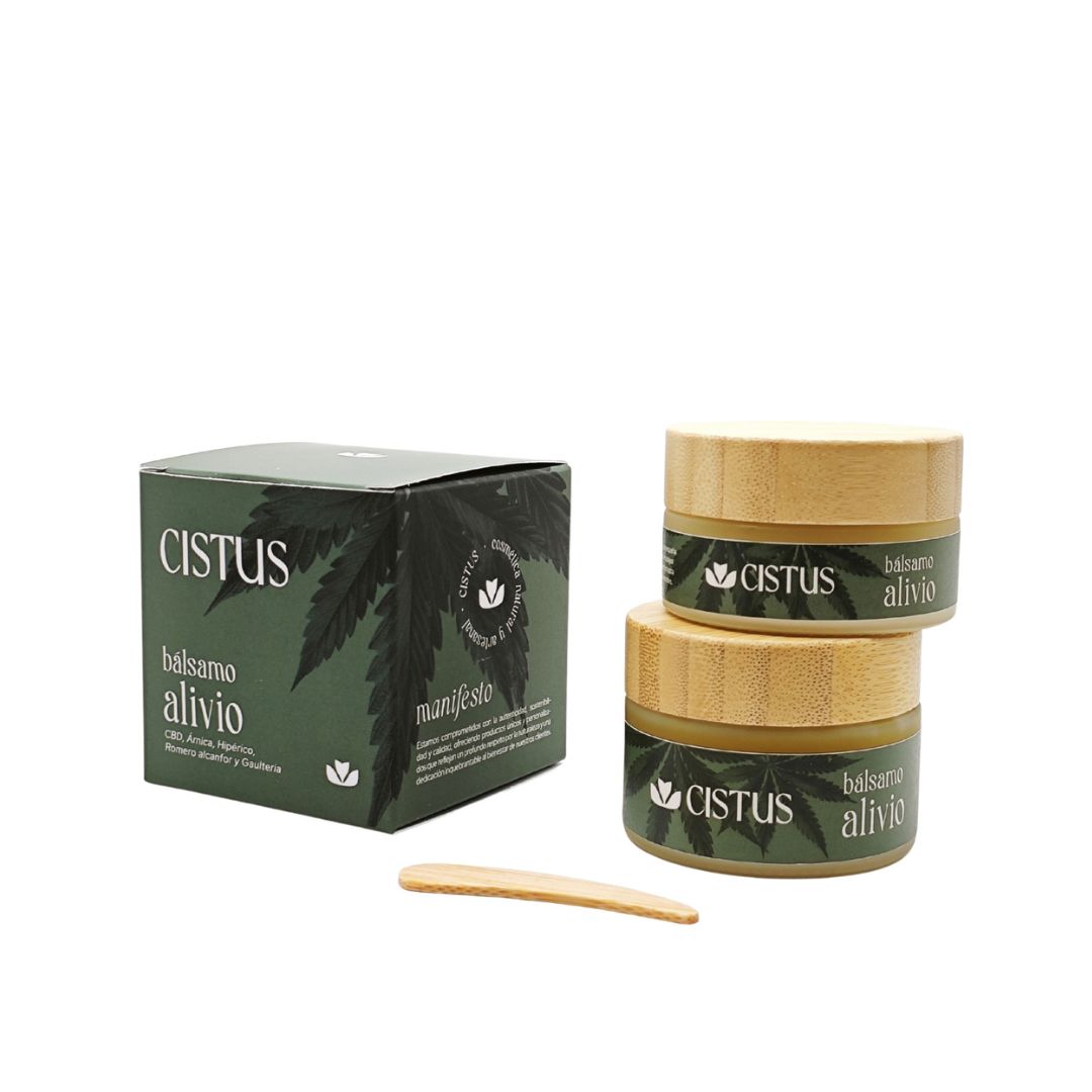 Bálsamo corporal ALIVIO 10% CBD, calmante y analgésico para músculos, articulaciones, piernas cansadas... Unisex_0