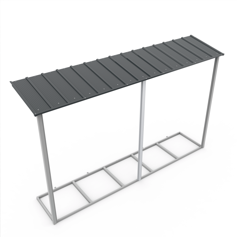 Extensión Lateral De Casetas De Jardín Duramax Alpine 10×10 Antracita_1