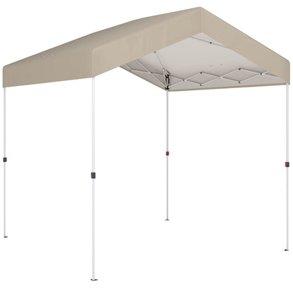 Outsunny Carpa Plegable 2,4x2,4 M Pop-up Upf50+ Bloqueo Central Altura Ajustable_0