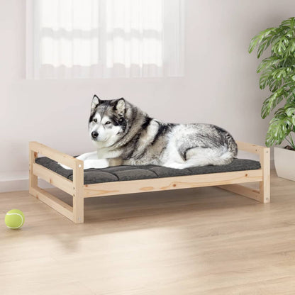Vidaxl Cama Para Perros Madera Maciza De Pino 105,5x75,5x28 Cm_1