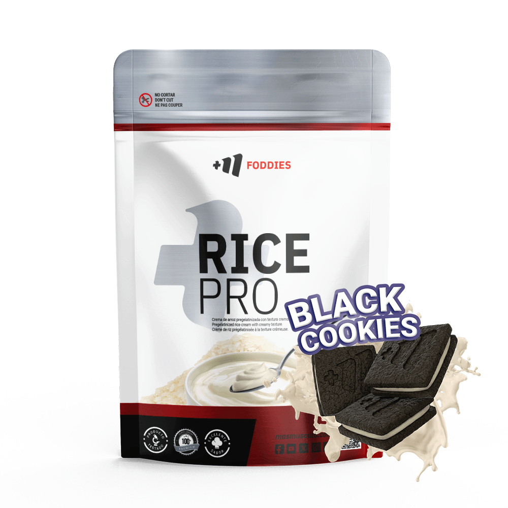 Rice Pro (crema De Arroz Con Proteína) - 2 Kg - Black Cookies - Crema De Arroz - Masmusculo_0
