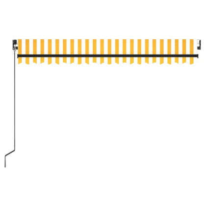 Toldo Manual Retráctil Con Led Amarillo Y Blanco 400x350 M_3