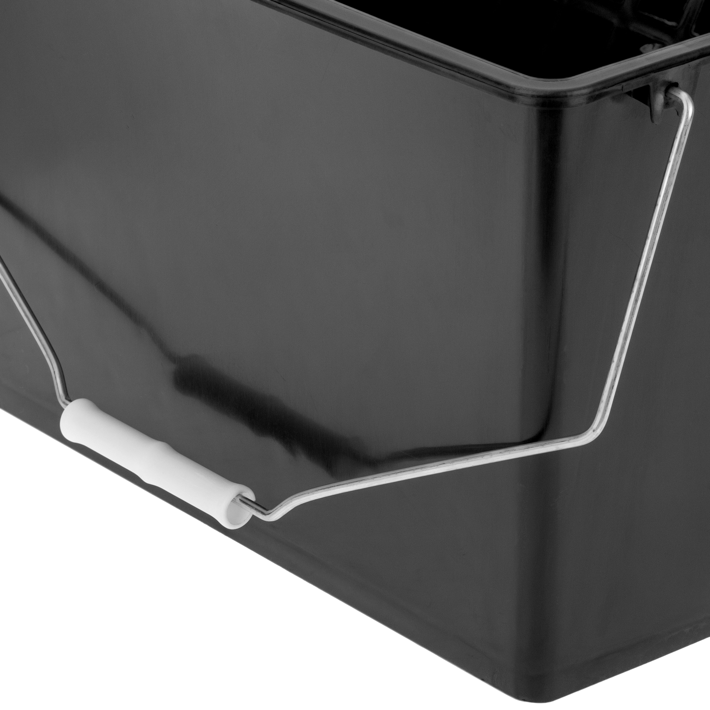 Cubeta Para Pintura De Plástico Con Rejilla 16 Litros Negro_4