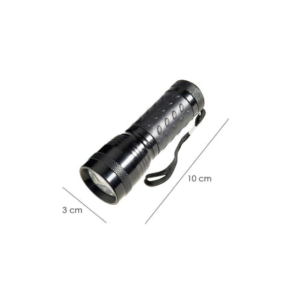 Linterna Led De Mano De Aluminio A Pilas	(3 Aaa) 55 Lumenes 14 Leds Mango Engomado_1