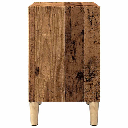 Mesitas De Noche 2 Uds Madera De Ingeniería Envejecida_3