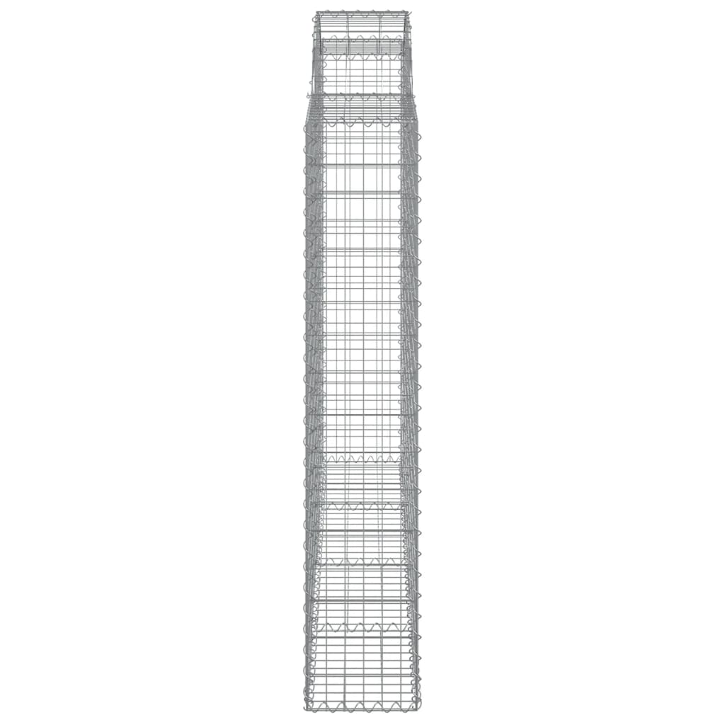 Cestas Gaviones 2 Uds Forma De Arco Hierro 200x30x160/180 Cm_4