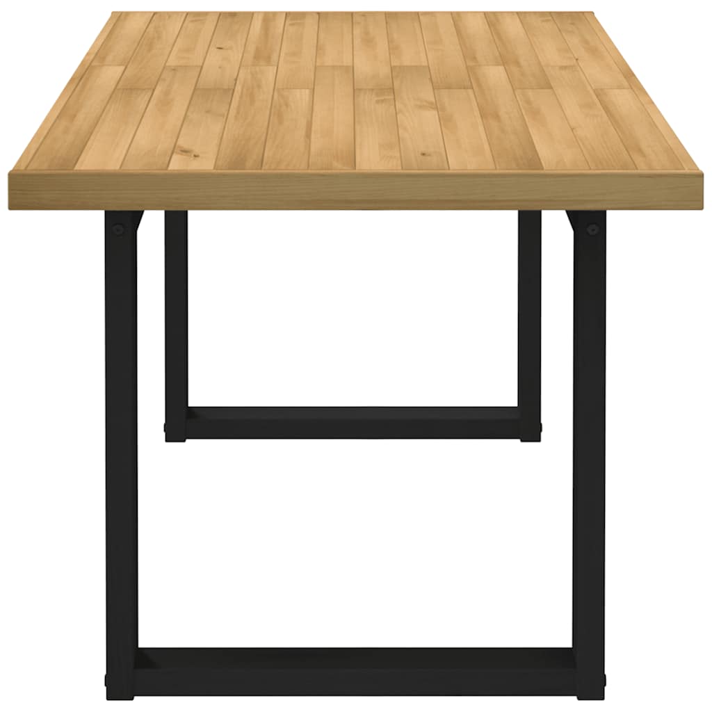 Mesa Comedor Noain Patas Forma U Madera Maciza Pino 160x90x75cm_2