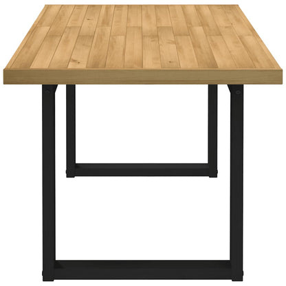 Mesa Comedor Noain Patas Forma U Madera Maciza Pino 160x90x75cm_2