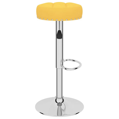 Taburetes De Cocina 2 Unidades Tela Amarillo Mostaza_2