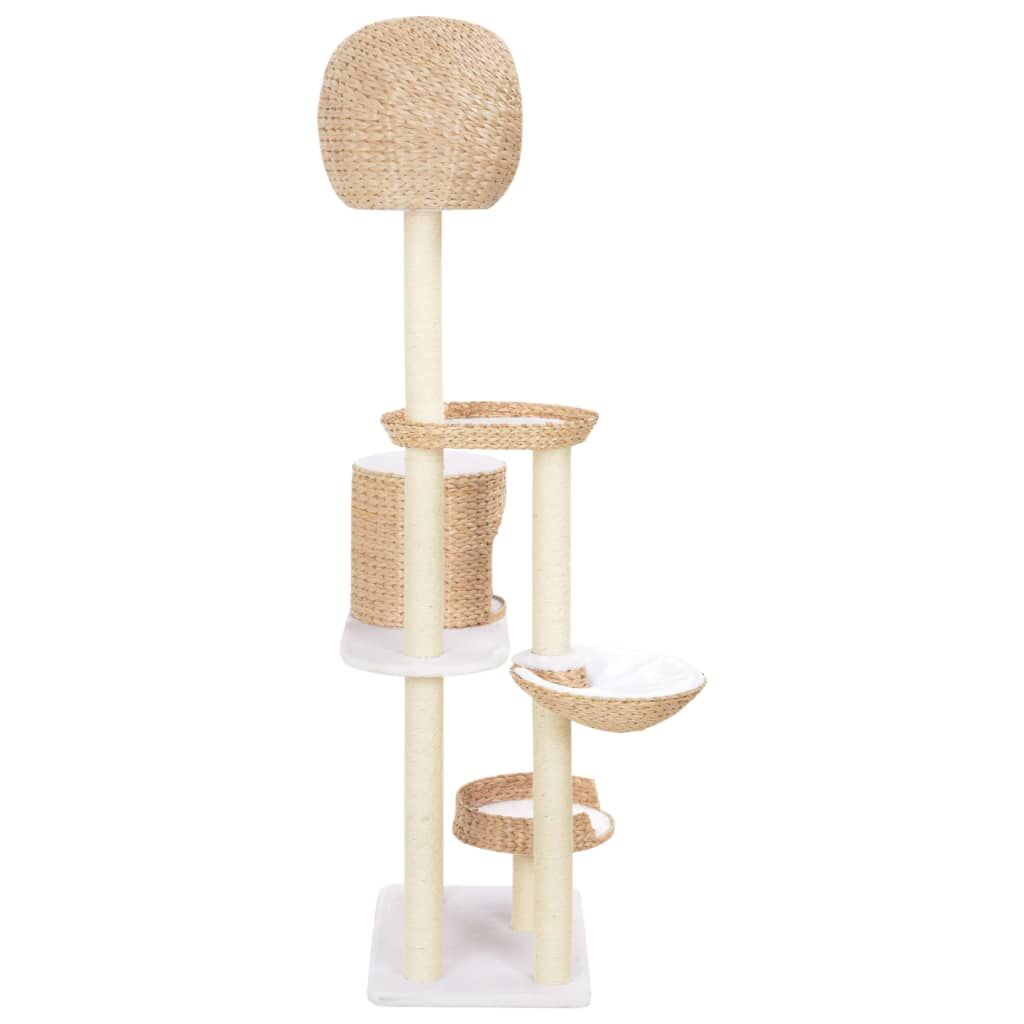 Vidaxl Rascador Para Gatos De Hierba Marina Con Poste De Sisal_1