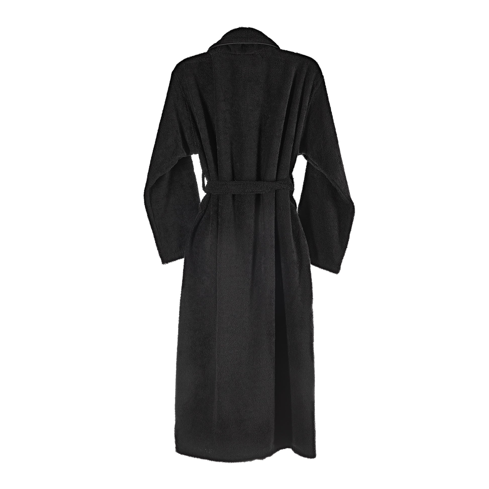 Albornoz L/xl 360 Gr/m2 100% Algodón Negro_1