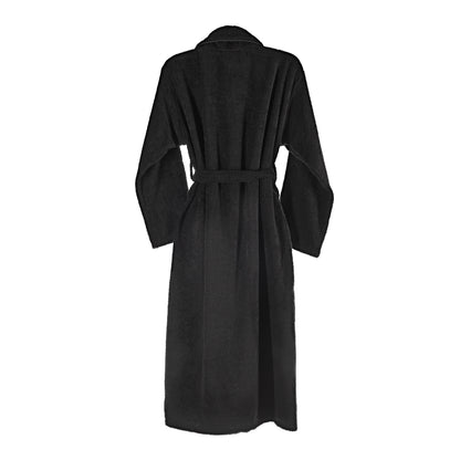 Albornoz S/m 360 Gr/m2 100% Algodón Negro_1
