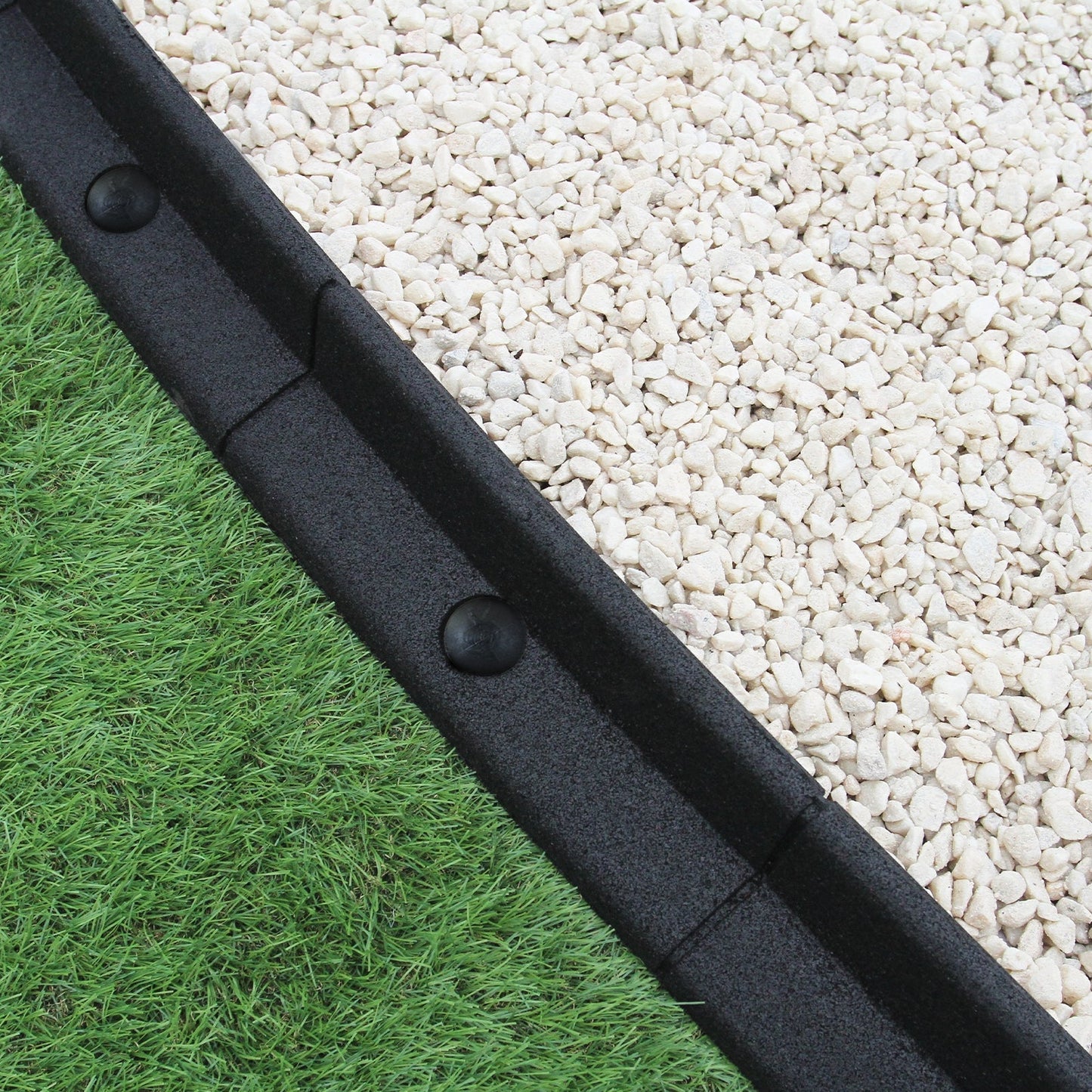 Bordes De Césped Flexibles Jardín Bordes De Césped Paquete De 46 X 1.2m_1