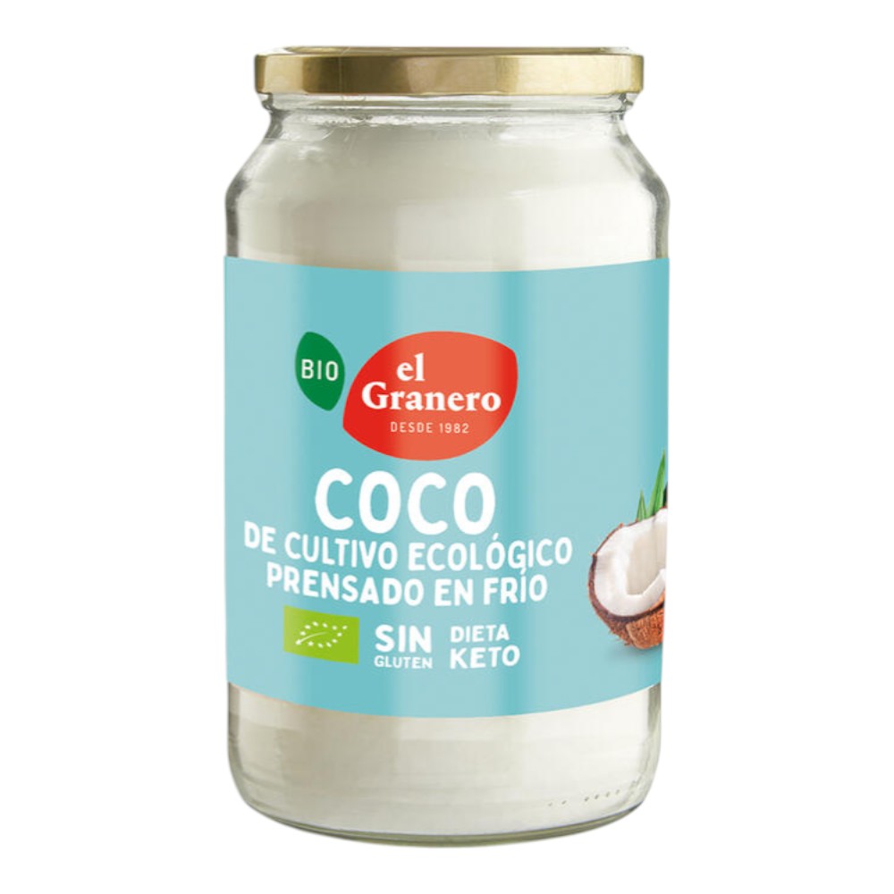 Aceite De Coco Virgen Extra Prensado En Frío Bio 400 Ml_0