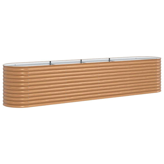 Cama Elevada Marrón 400 X 80 X 81 Cm Acero_0