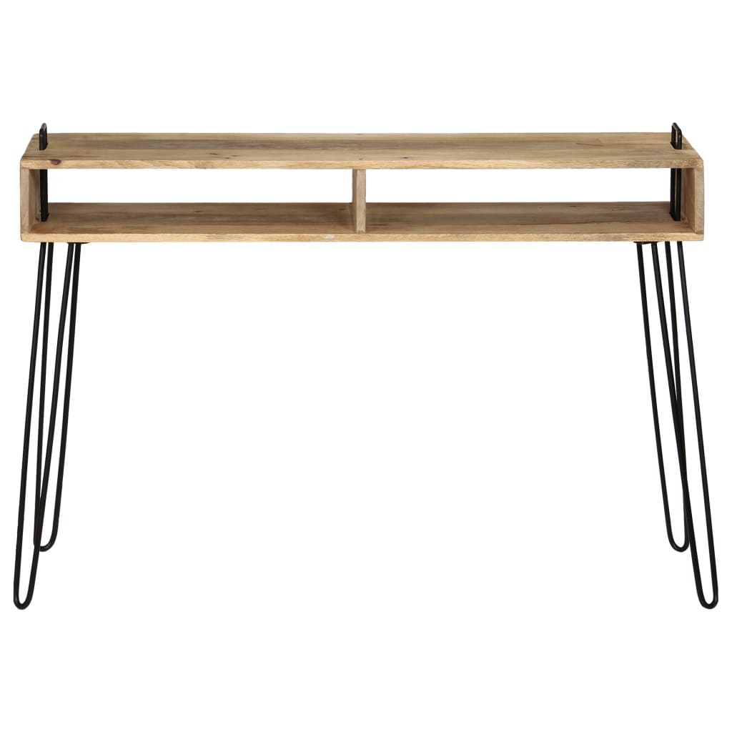 Mesa Consola De Madera Maciza De Mango 115x35x76 Cm_0