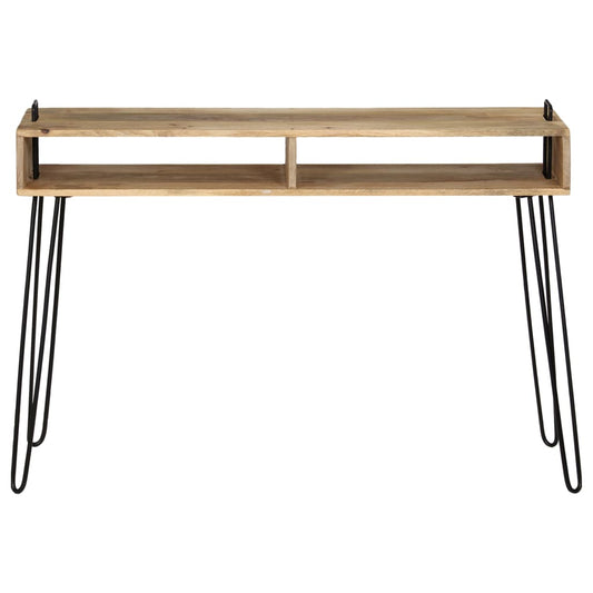 Mesa Consola De Madera Maciza De Mango 115x35x76 Cm_0