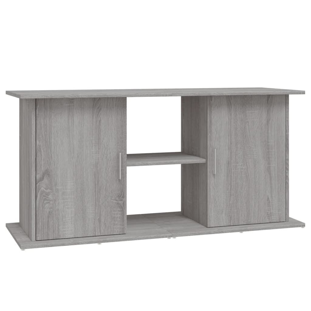 Vidaxl Soporte Para Acuario Madera Ingeniería Gris Sonoma 121x41x58 Cm_0