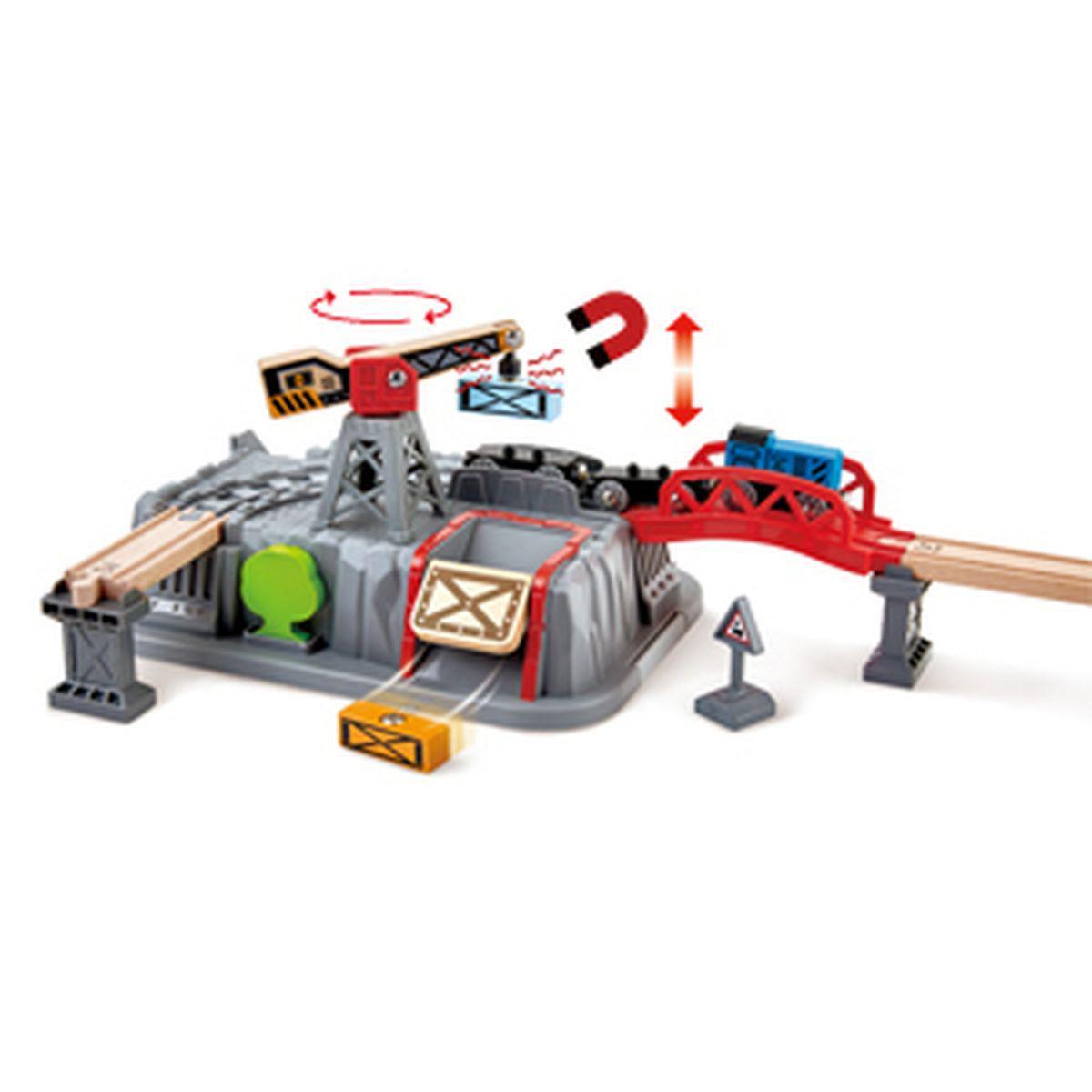 Circuito Tren Railway Bucket Hape_1