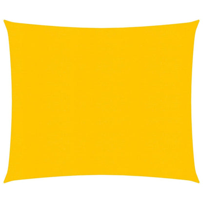 Vidaxl Toldo De Vela Cuadrado Hdpe Amarillo 160 G/m² 5x5 M_0