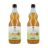 Pack 2x Vinagre de manzana ECO crudo sin filtrar con la madre Planeta Huerto 1L