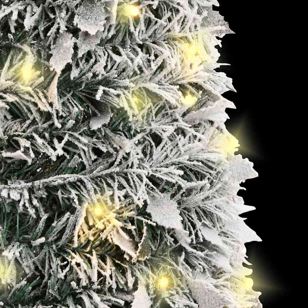 Vidaxl Árbol De Navidad Artificial Desplegable Con Nieve 50 Led 120 Cm_3
