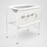 Bathby | Bañera Bebé 5 En 1 Plegable Con Soporte, Cambiador, Bandejas, Desagüe (gris Standard)