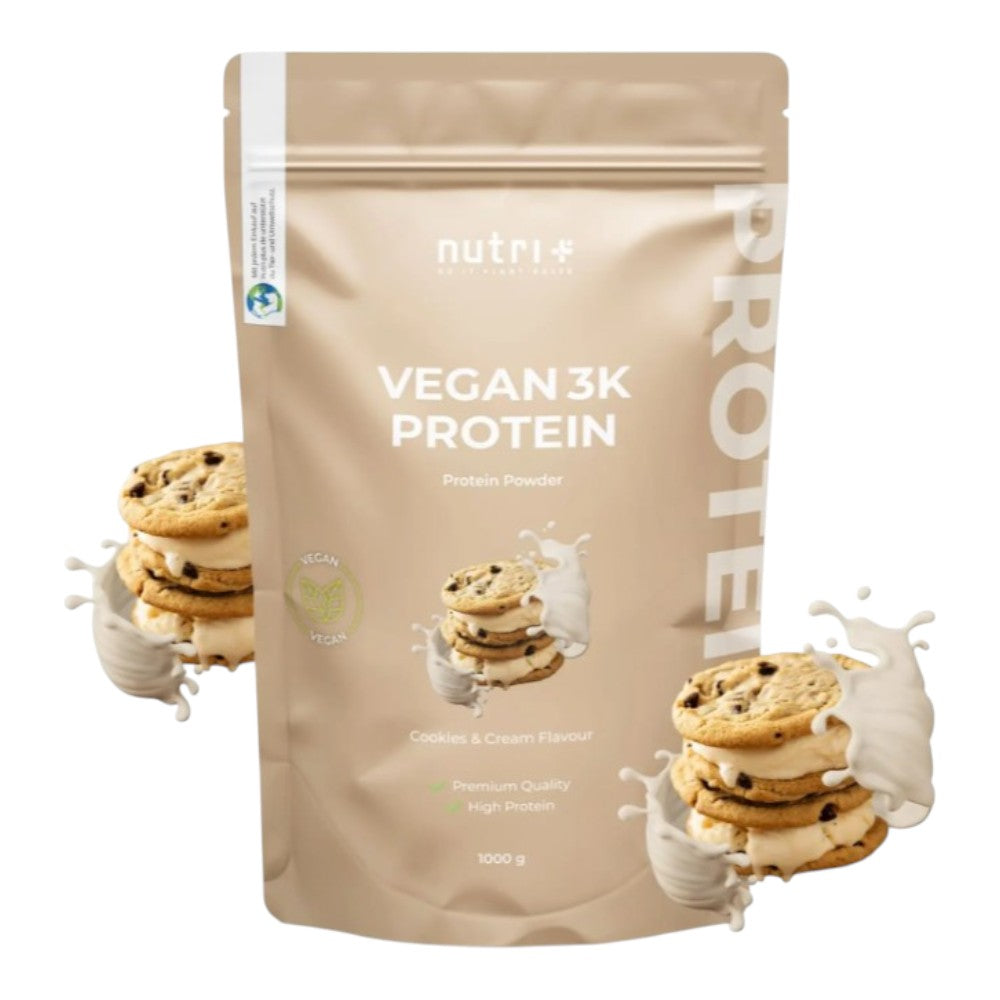 Vegan 3k Protein Powder 1 Kg Cookies & Cream_2