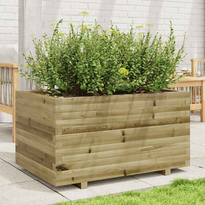 Jardinera Madera De Pino Impregnada 90x60x49,5 Cm_2