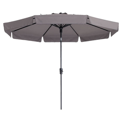 Madison Sombrilla De Jardín Redonda Flores Luxe Taupe 300 Cm_0
