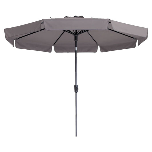 Madison Sombrilla De Jardín Redonda Flores Luxe Taupe 300 Cm_0